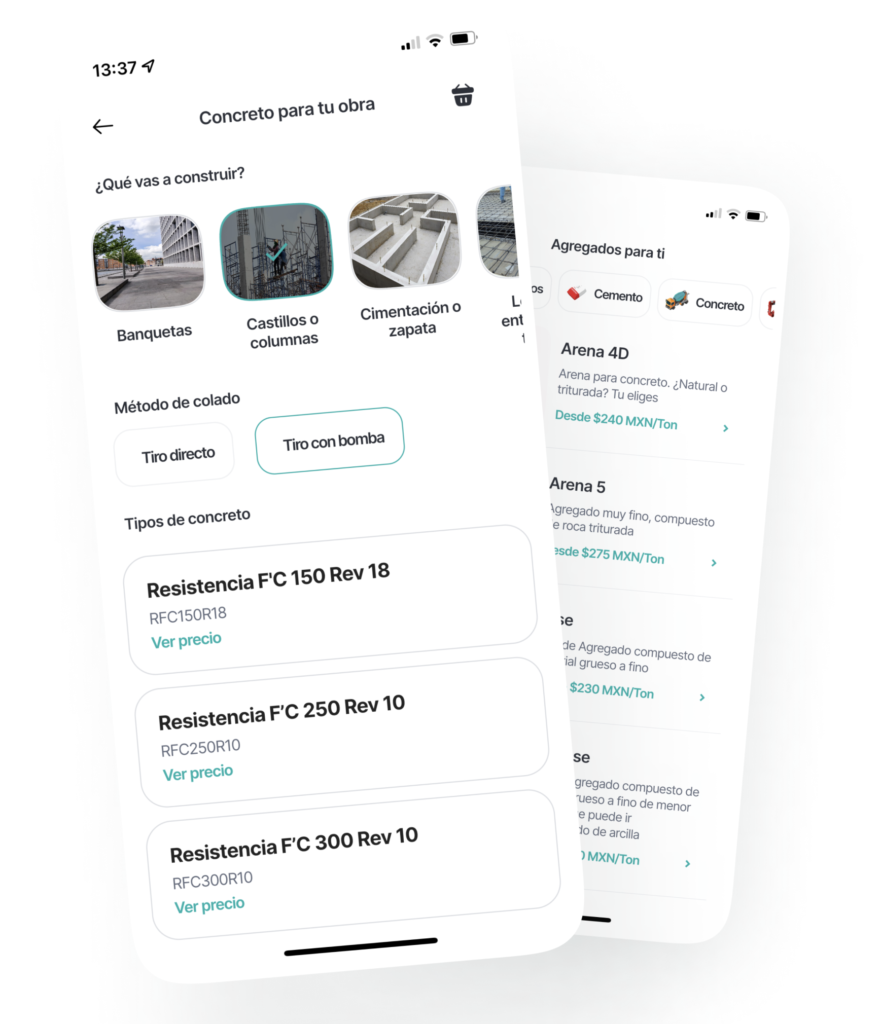 Súper app de Hubmine para constructores